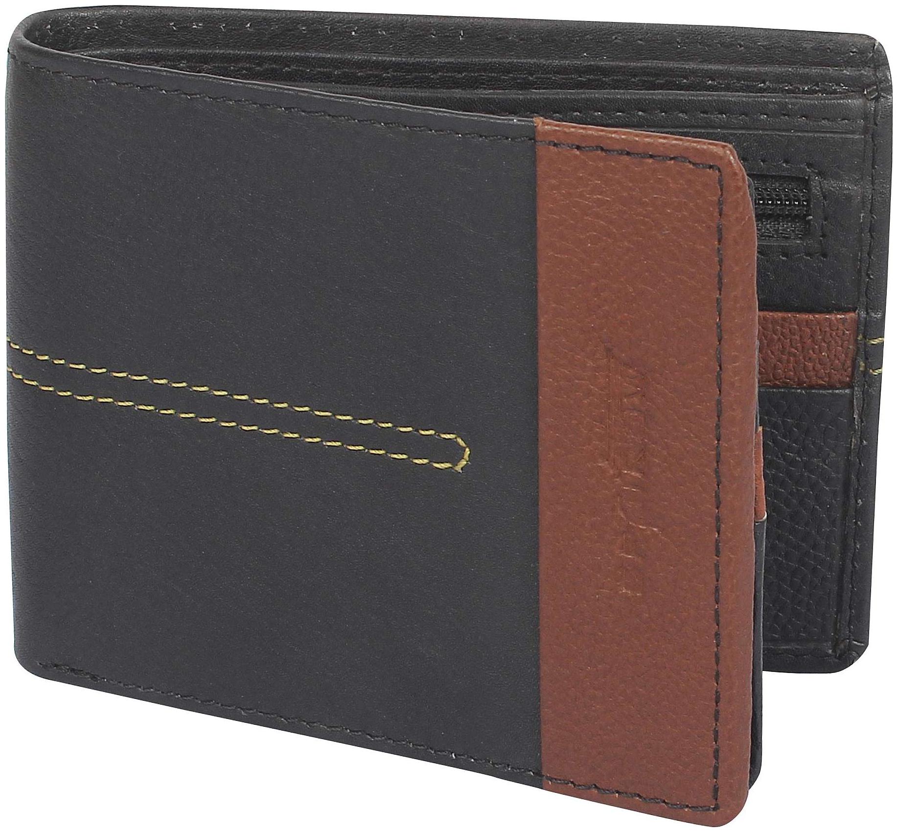 

Spairow Men Black Pu Bi-Fold Wallet ( Pack of 1 )
