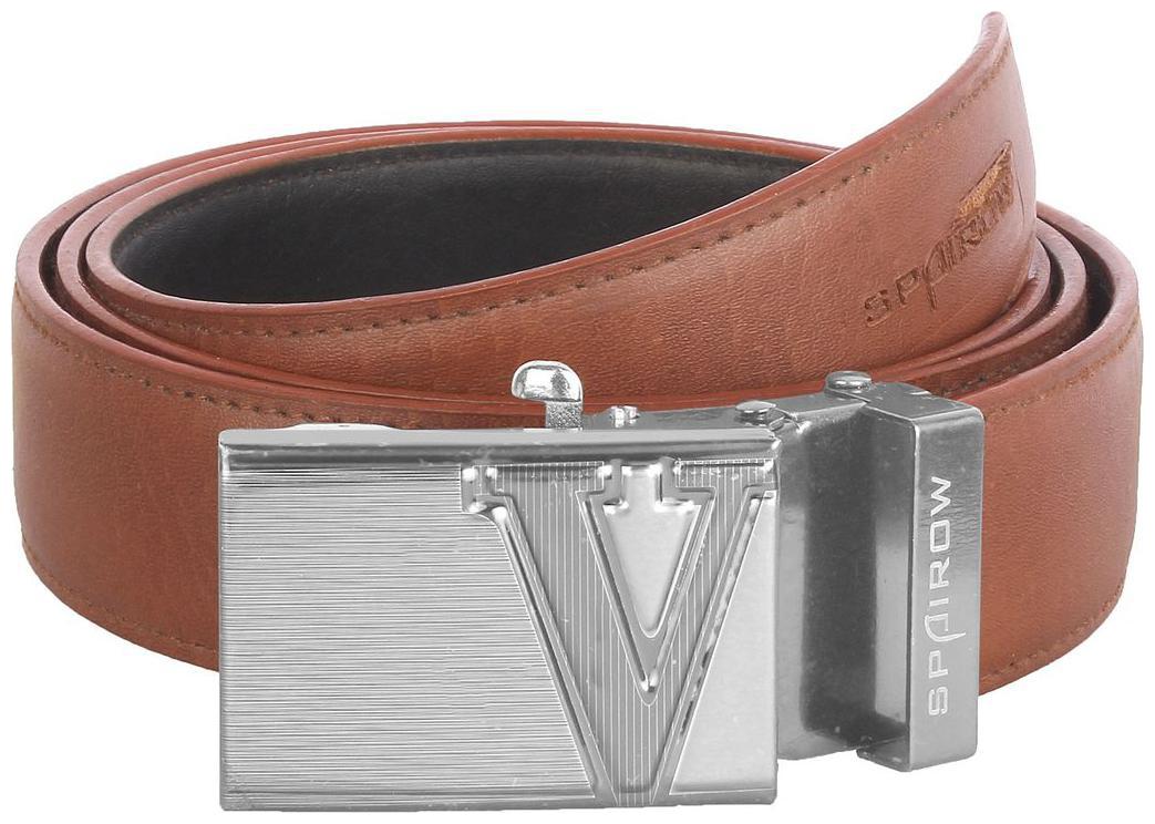 

SPAIROW BPL Men S TAN Leather Belts Reversible