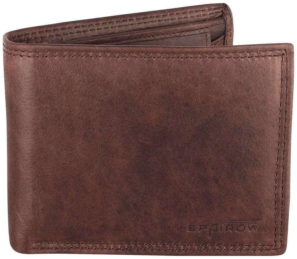 

Spairow Men Black Leather Bi-Fold Wallet ( Pack of 1 )