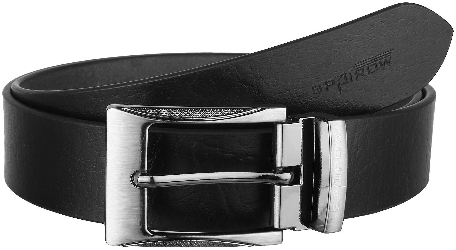 

SPAIROW hd Men S Black Genuine Leather Belts