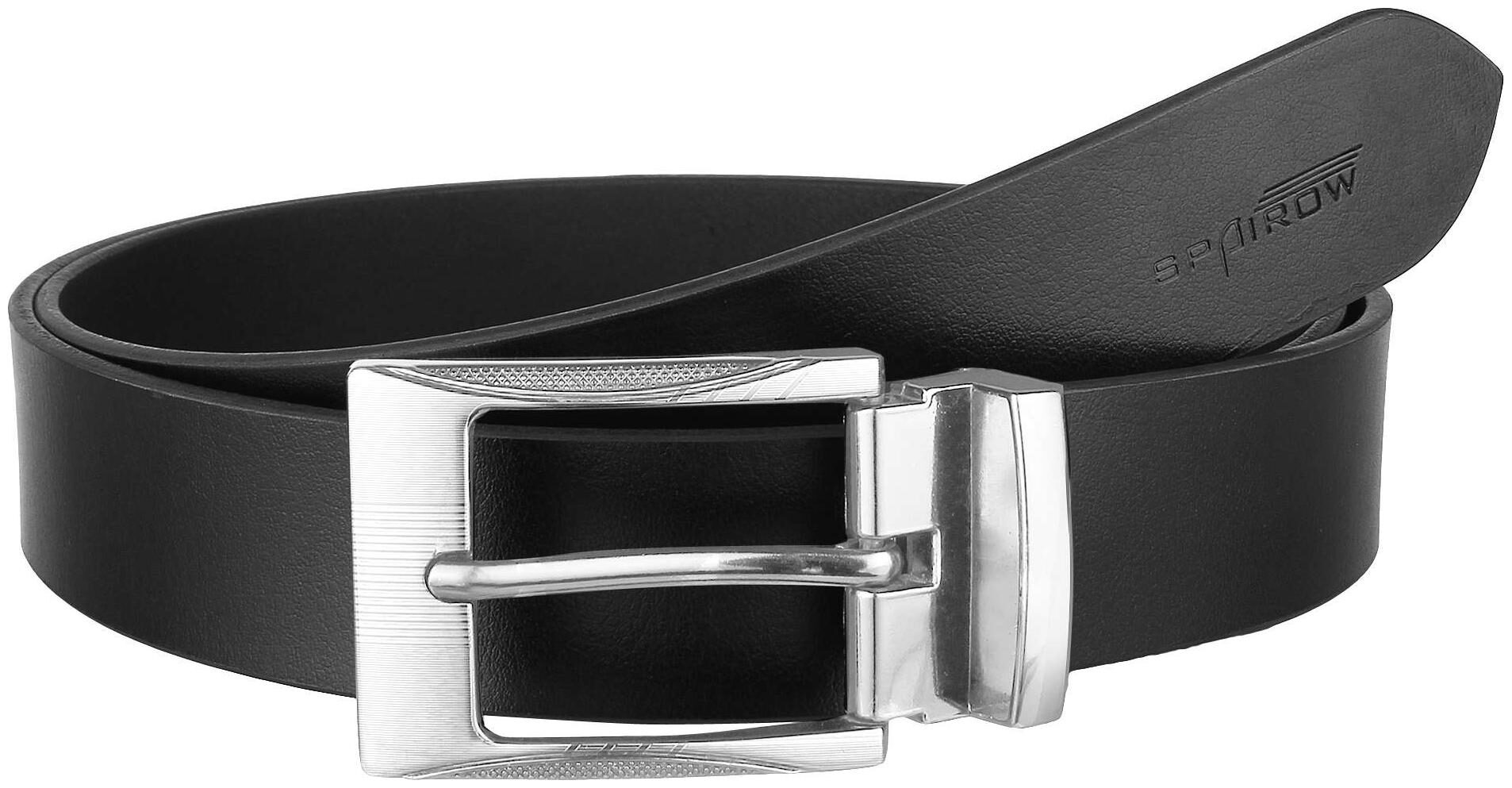 

SPAIROW LYLE Men S BLACK Genuine Leather Belts