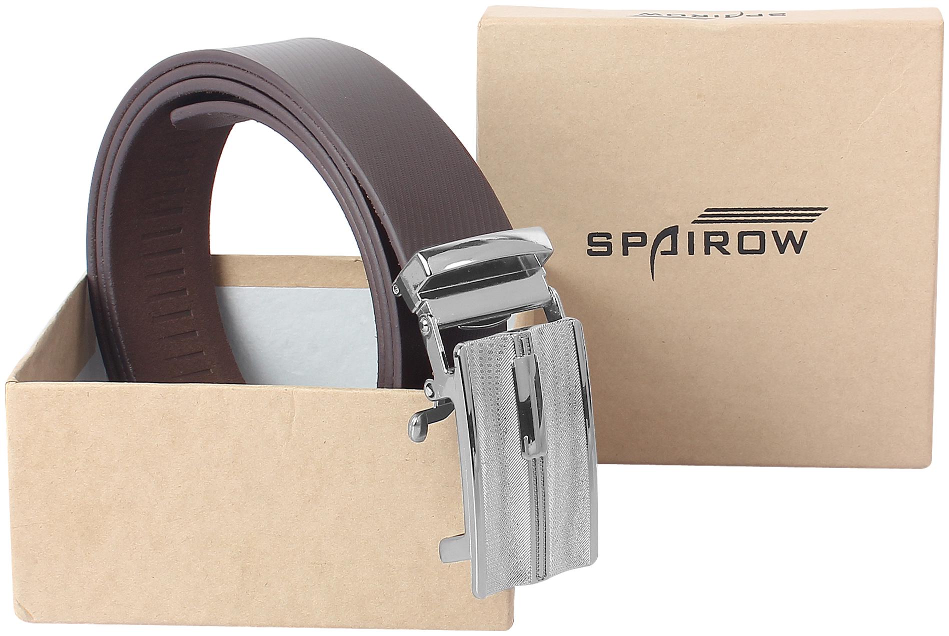 

SPAIROW Major Men S Brown Color 100 Genuine Leather Belt