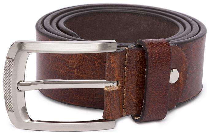 

Spykar Brown Leather Casual Belt - Pack of 1