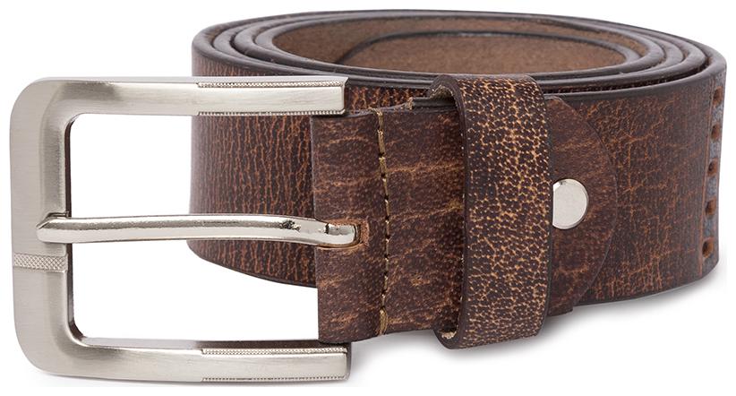 

Spykar Brown Leather Casual Belt - Pack of 1