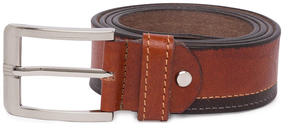 

Spykar Brown Leather Casual Belt - Pack of 1