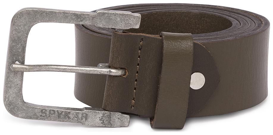 

Spykar Green Leather Casual Belt - Pack of 1