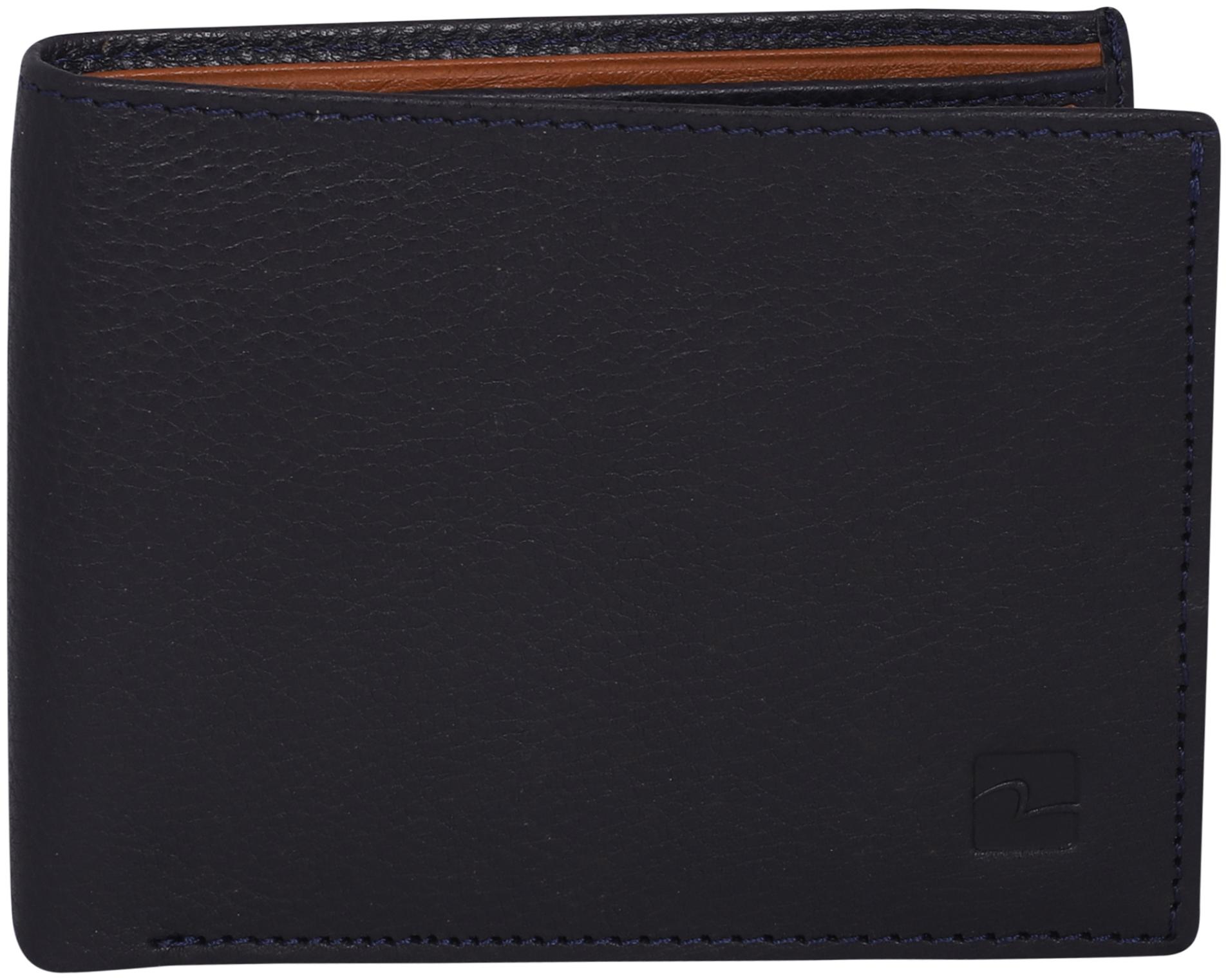 

Spykar Men Blue Leather Bi-Fold Wallet ( Pack of 1 )