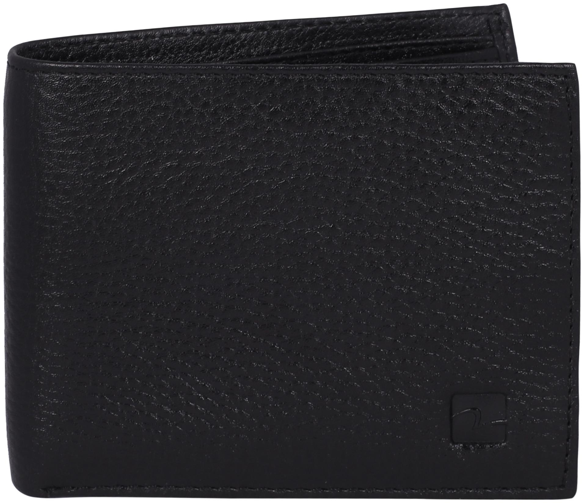 

Spykar Men Black Leather Bi-Fold Wallet ( Pack of 1 )