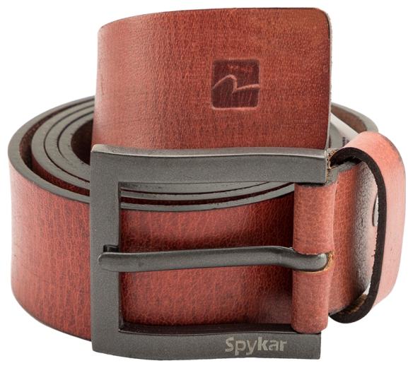 

Spykar Mens Wine Genuine Leather Belts