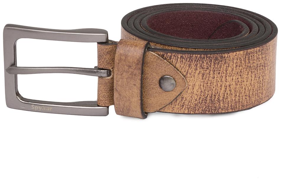 

Spykar Mens Brown Genuine Leather Belts