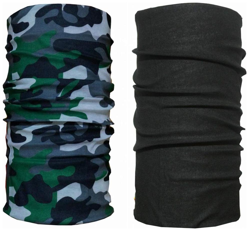 

Stagust Camo Black Bandana
