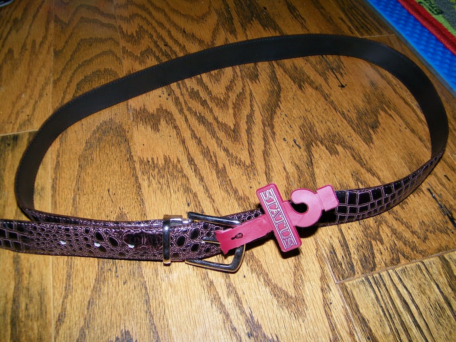 

Status Brown Leather Belt One Size Fits All Cut to Fit NEW