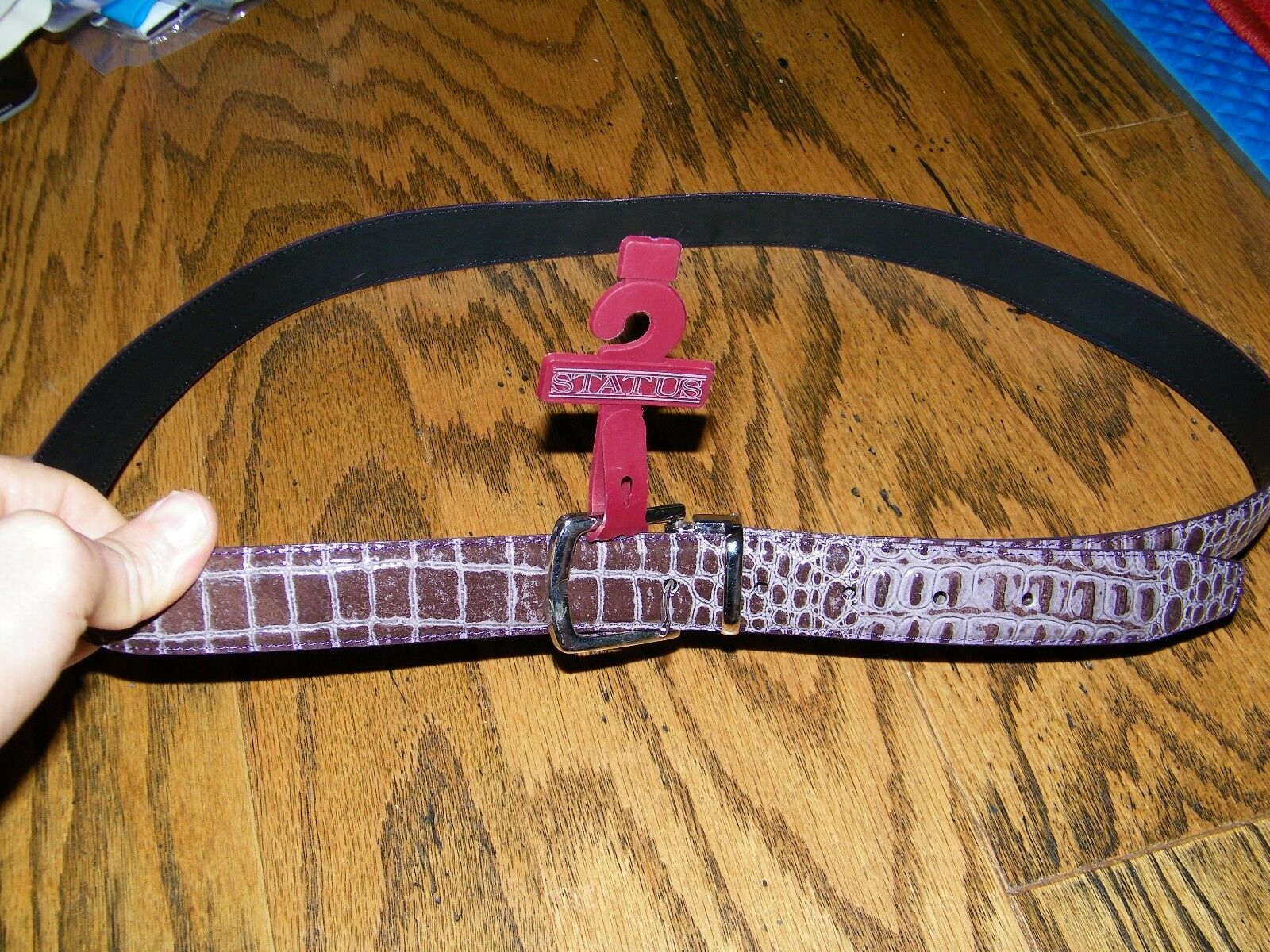 

Status Brown Leather Belt One Size Fits All Cut to Fit NEW