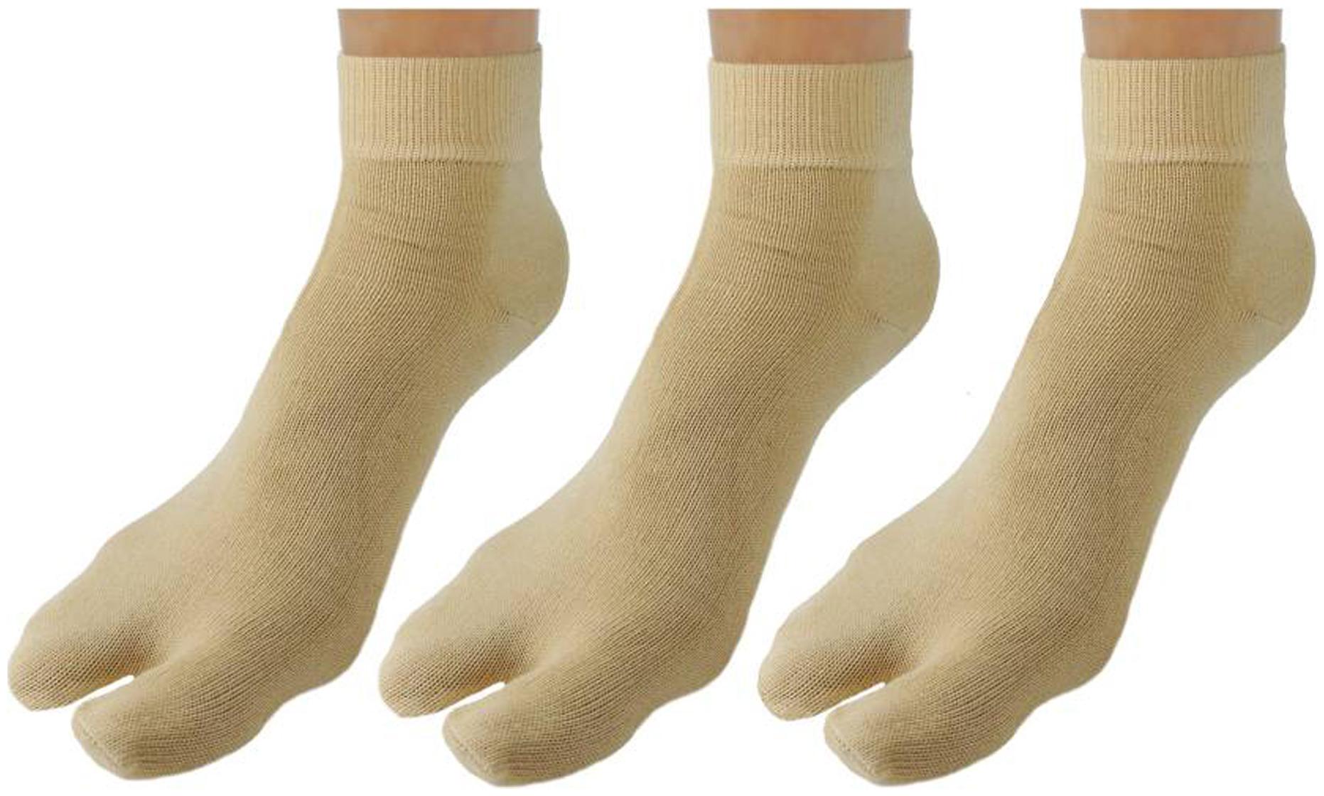 

Stonic New Pack of 3 Cotton Casual Beige Socks