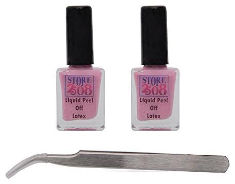 

Store2508 Combo Offer 2 Bottles Liquid Latex Peel Off Tape Tweezer