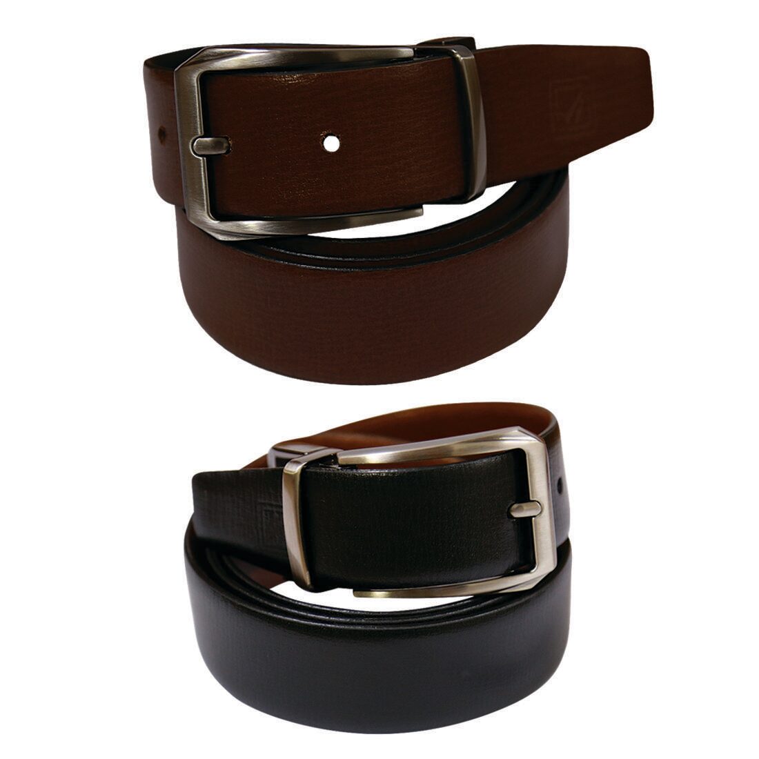 

STYLE SHOES Men Black Reversible Leather Belt (Size 32 Pack of 1 )