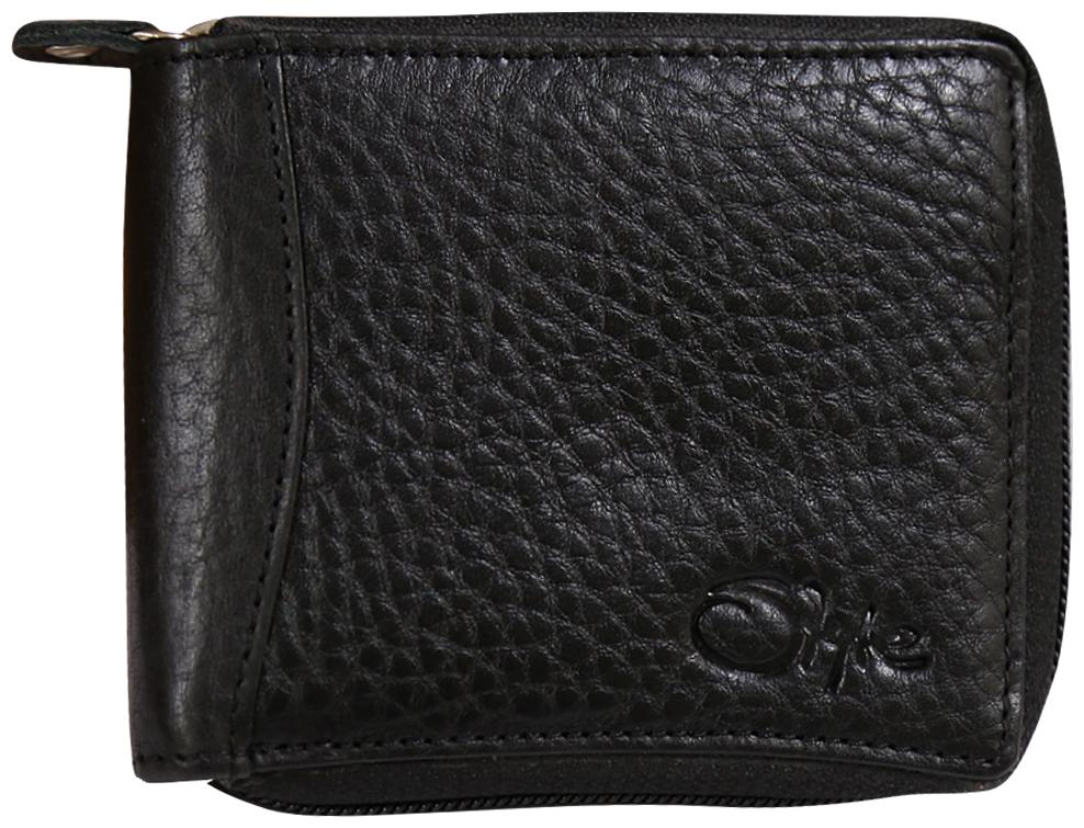 

STYLE SHOES Unisex Leather Aluma wallet - Black Pack of 1