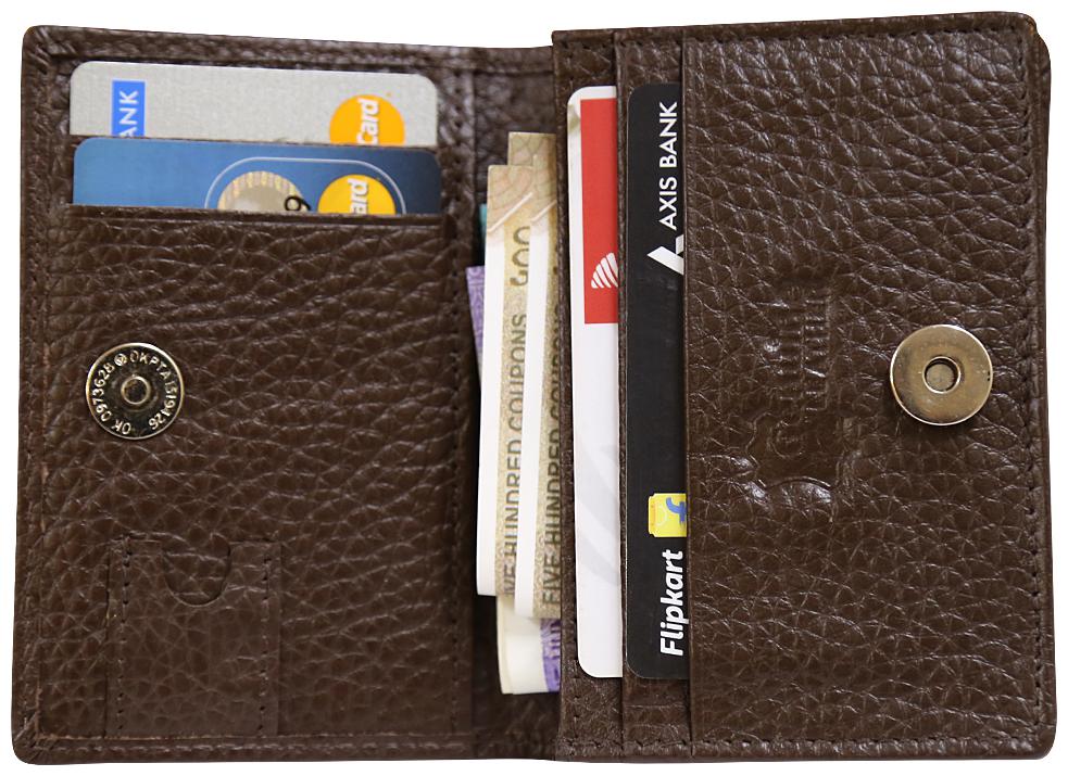 

STYLE SHOES Unisex Leather Passport cover - Brown Pack of 1