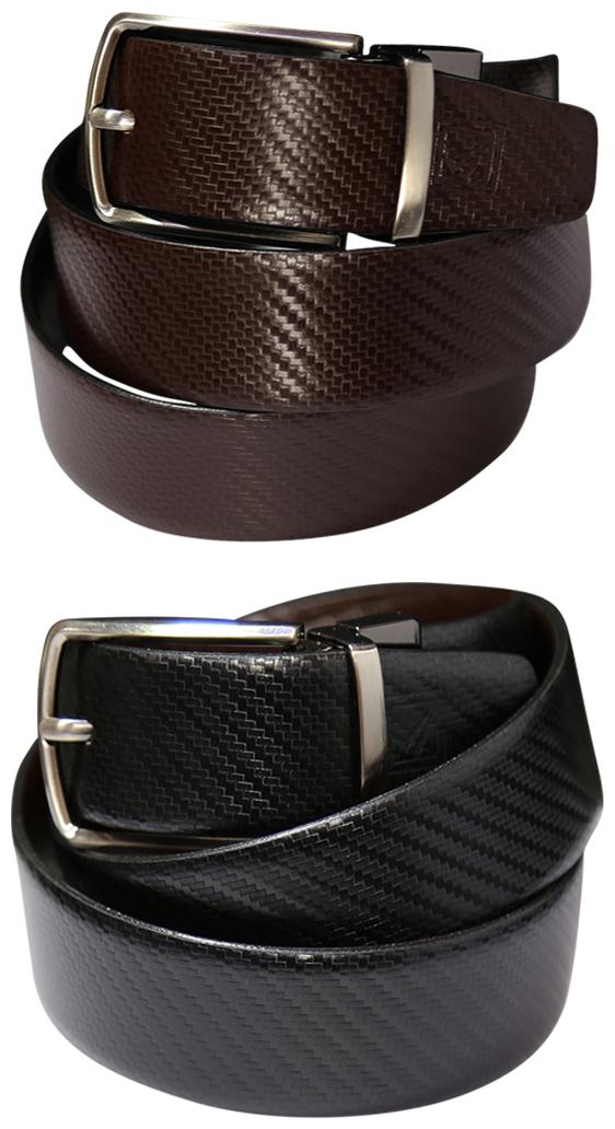 

STYLE SHOES Men Black Reversible Leather Belt (Size 28 Pack of 1 )