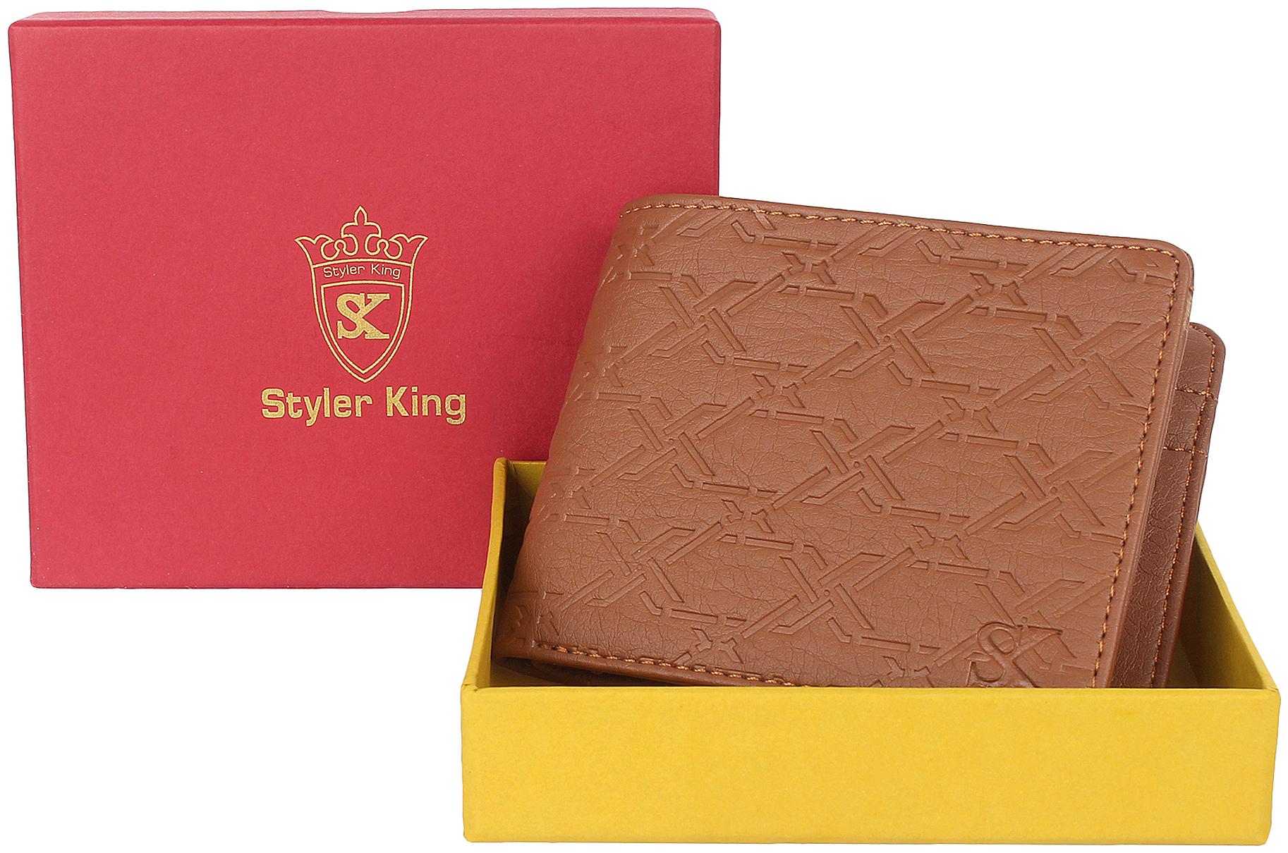 

Styler King Men Tan Synthetic leather Bi-Fold Wallet ( Pack of 1 )