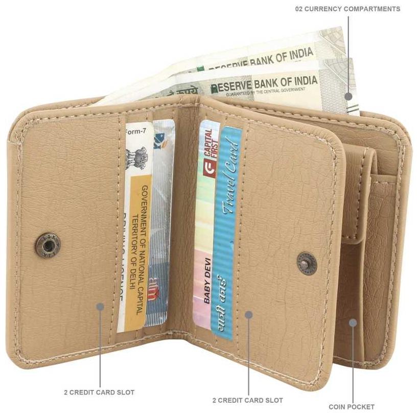 

Styler King Men Beige Synthetic leather Bi-Fold Wallet ( Pack of 1 )