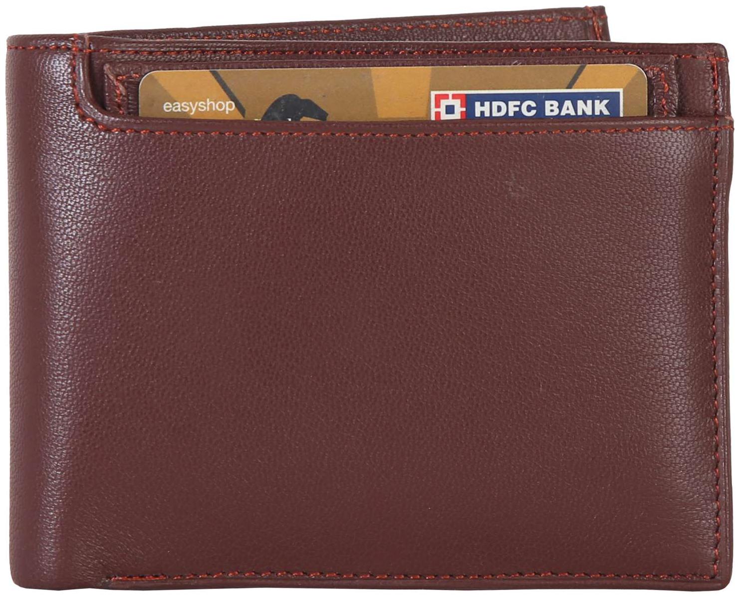 

ZEOLIX Men Tan Leather Bi-Fold Wallet ( Pack of 1 )