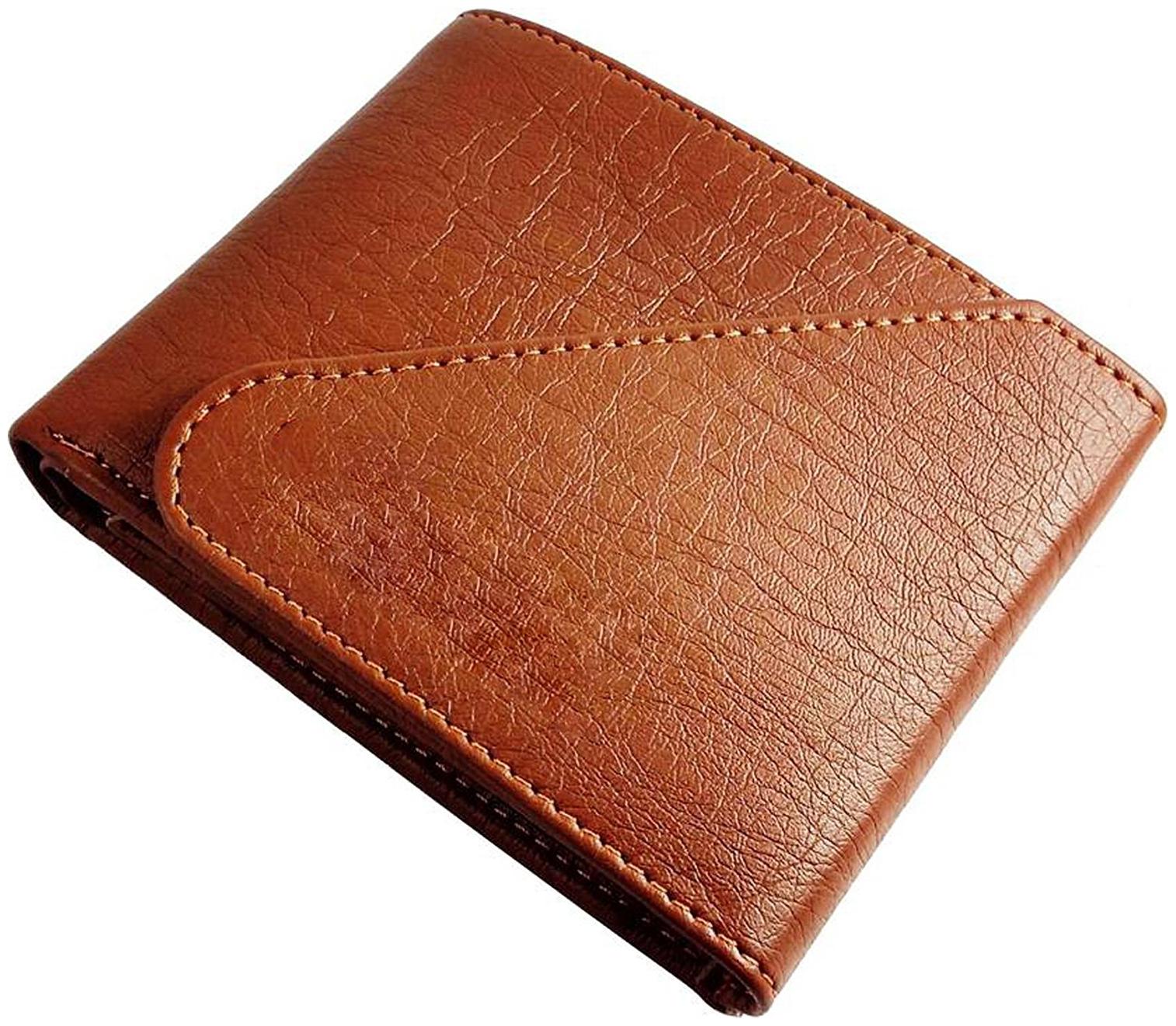 

VINISHA ENTERPRISE Men Tan Pu Tri Fold Wallet ( Pack of 1 )