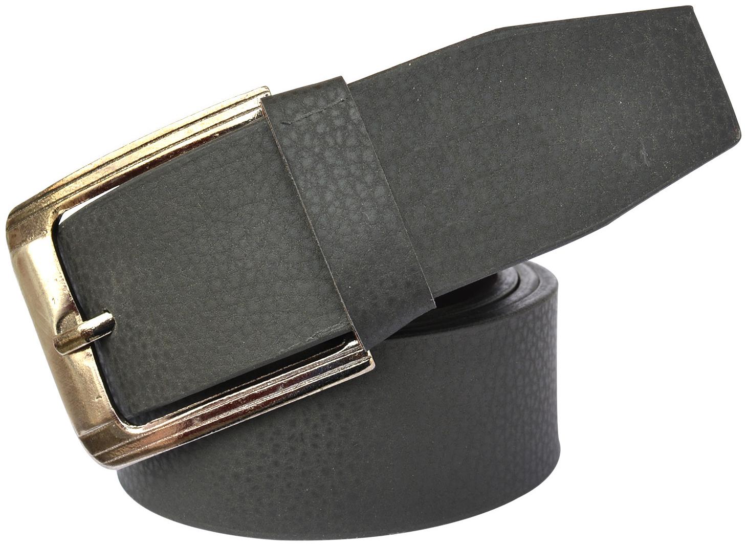 

Sunshopping Men s Black Formal Synthetic Belt