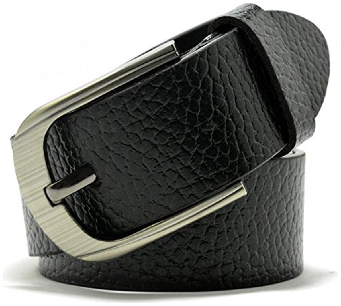 

Sunshopping Men s Black Formal Leather Belts