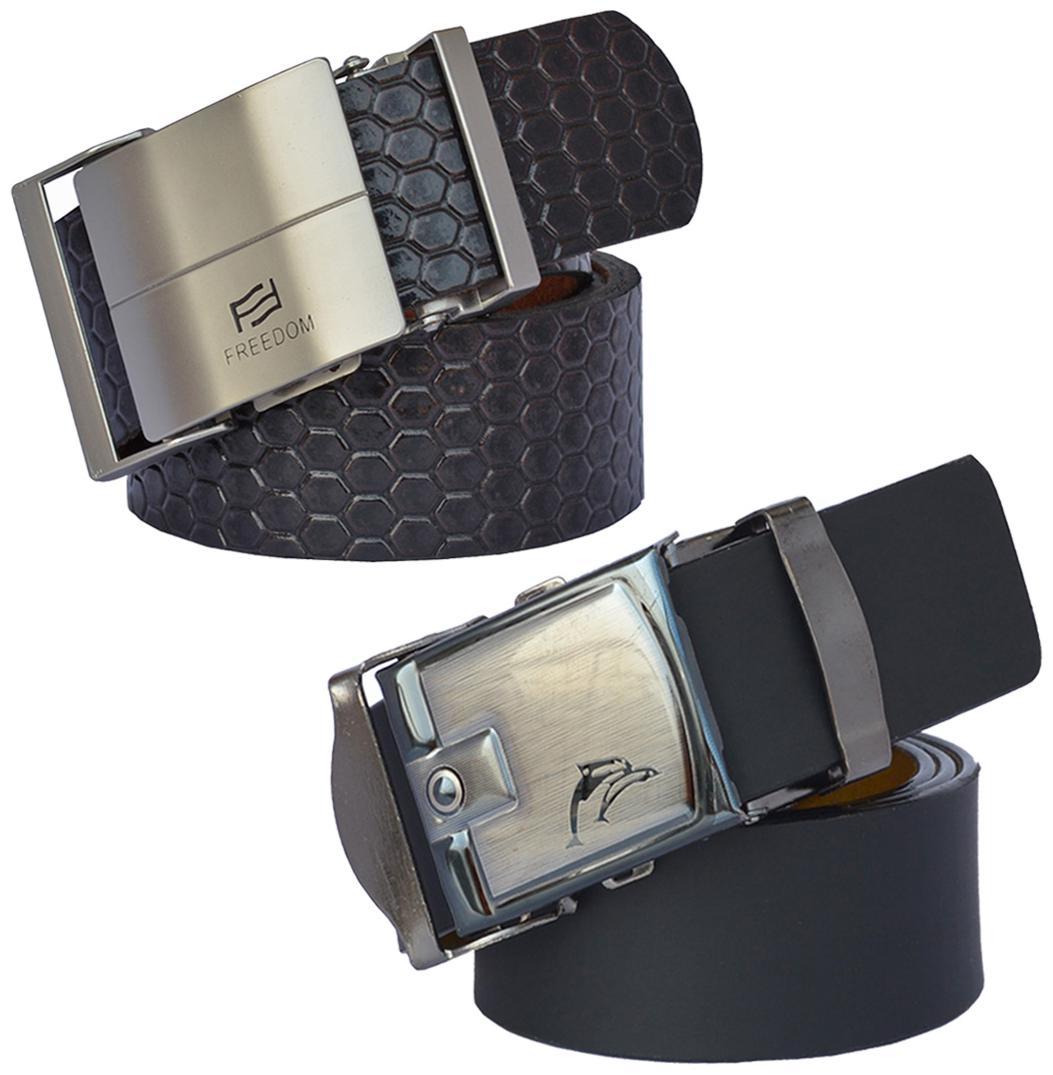 

Sunshopping Men s Black Formal Synthetic Belts