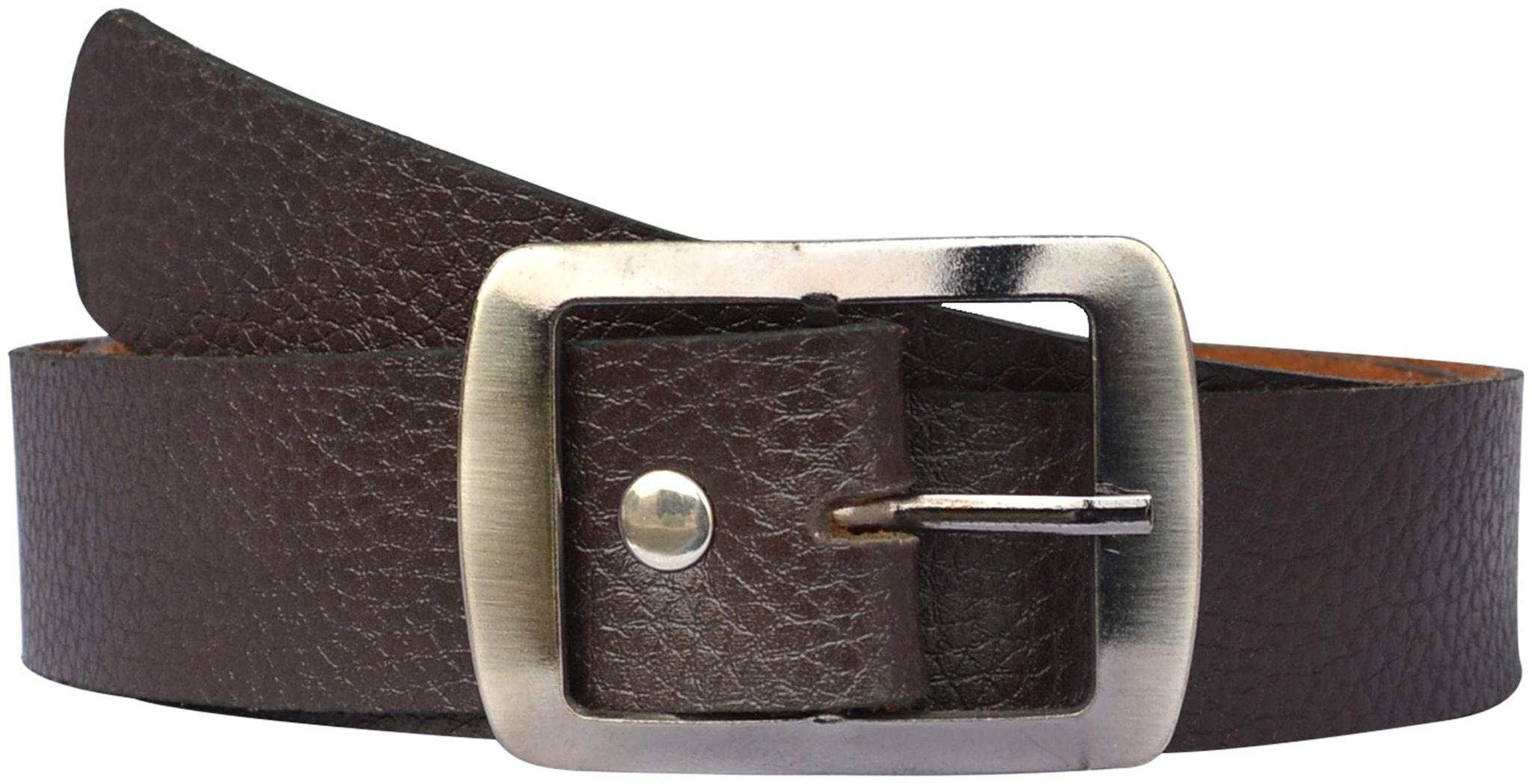 

Sunshopping Men s Brown Formal Synthetic Belt