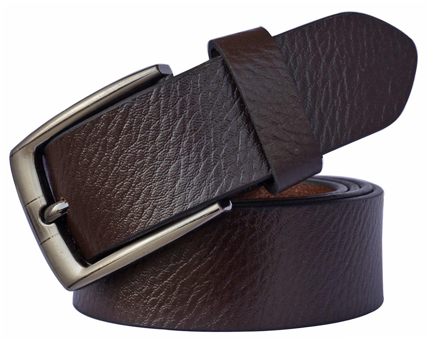 

Sunshopping Men s Brown Formal Leather Belt