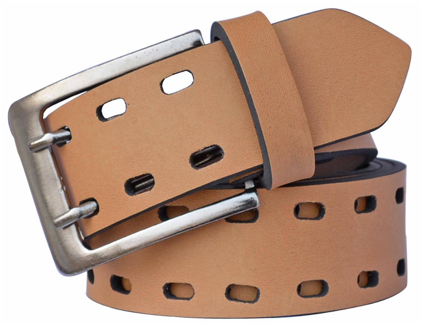 

Sunshopping Men s Tan Formal Synthetic Belt