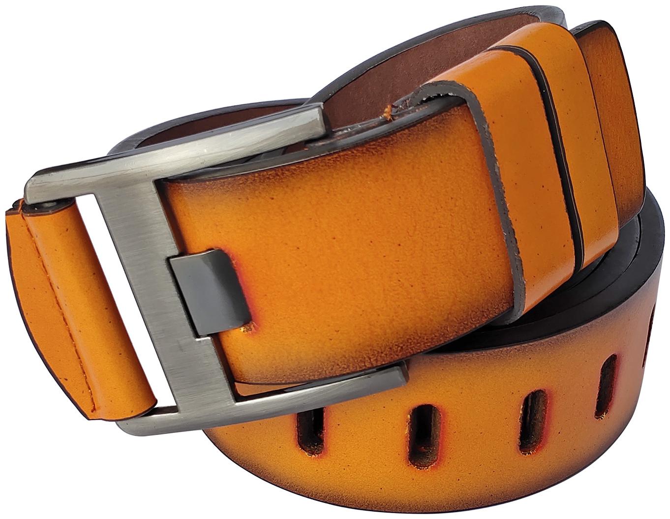 

Sunshopping men s Tan Synthetic belt