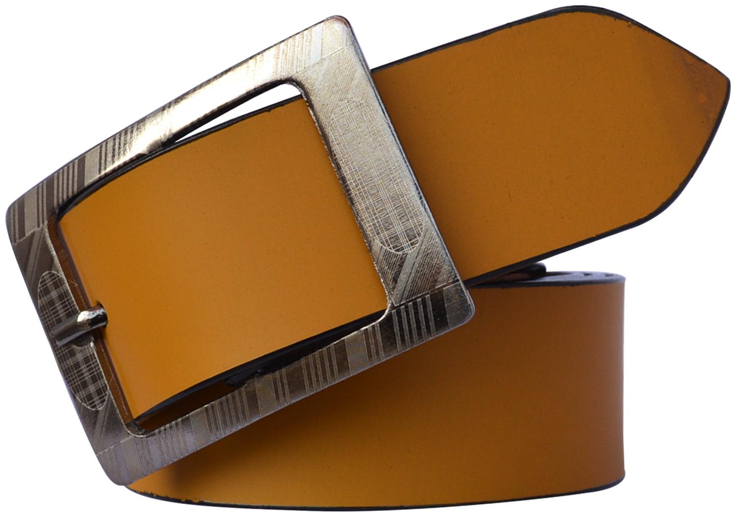 

Sunshopping Men s Tan Formal Synthetic Belts