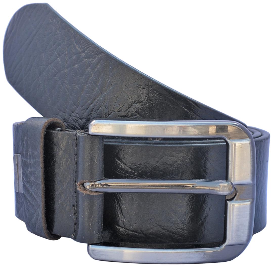 

Sunshopping men s Black Needle Pin Point Buckle Leather belt