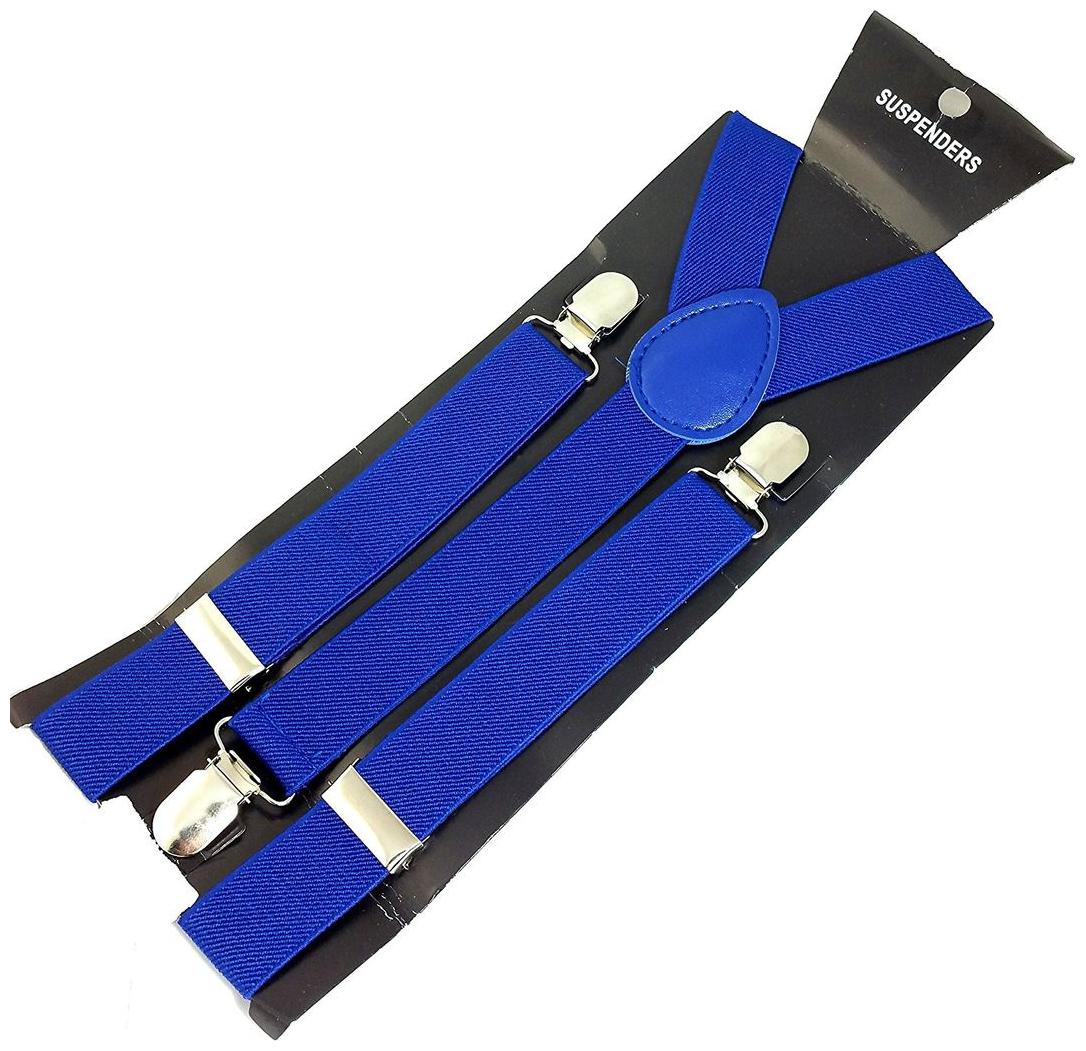 

Sunshopping men s royal blue elastic adjustable suspender