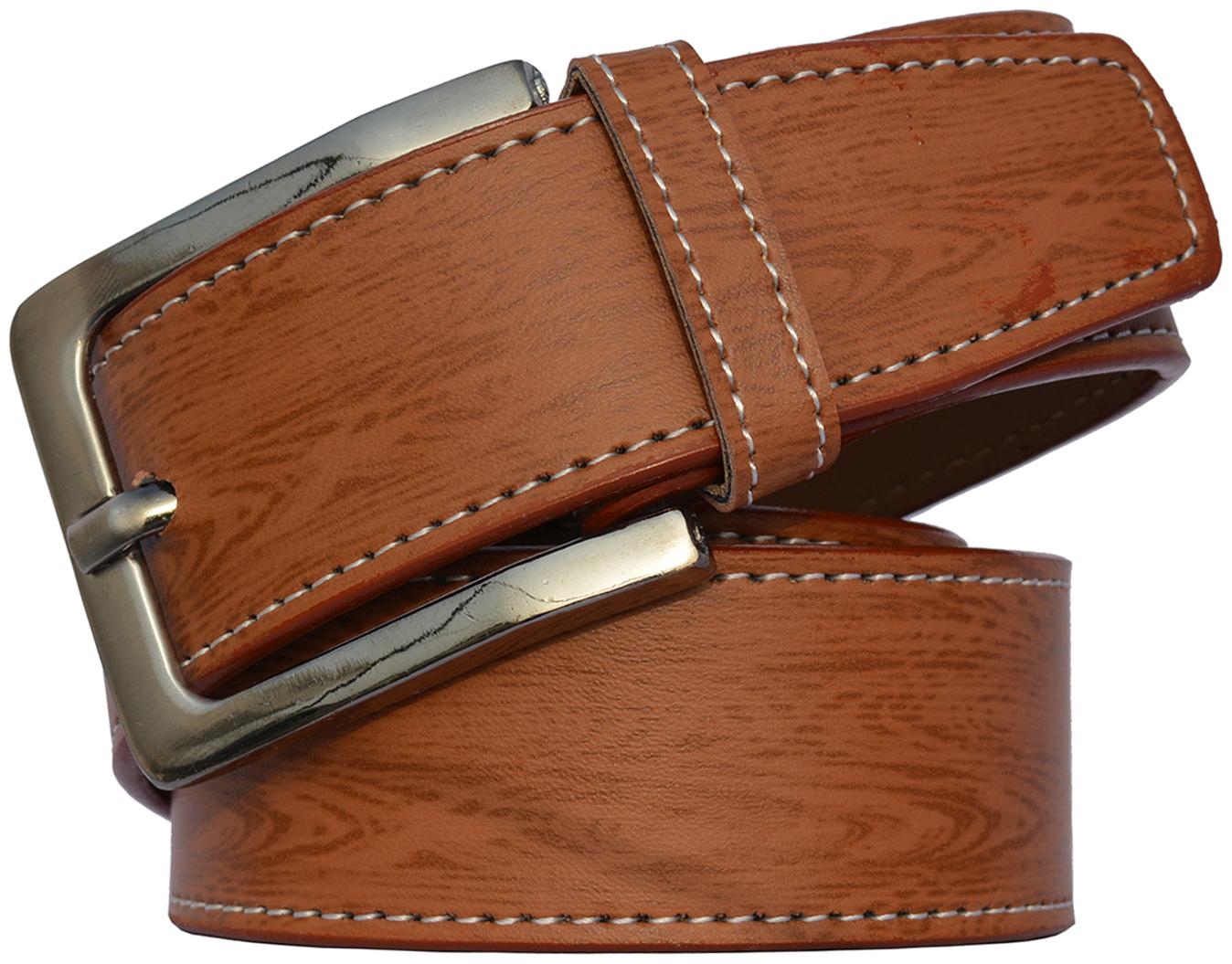 

Sunshopping men s tan leatherite needle pin point buckle belt