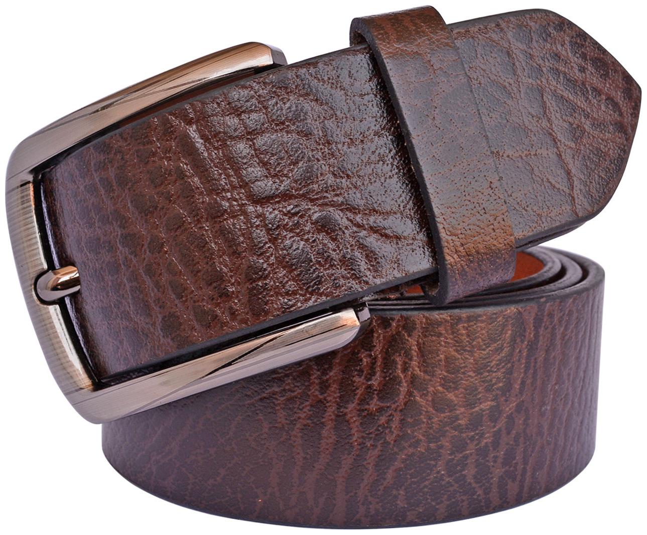 

Sunshopping Men s Brown Leather Belt