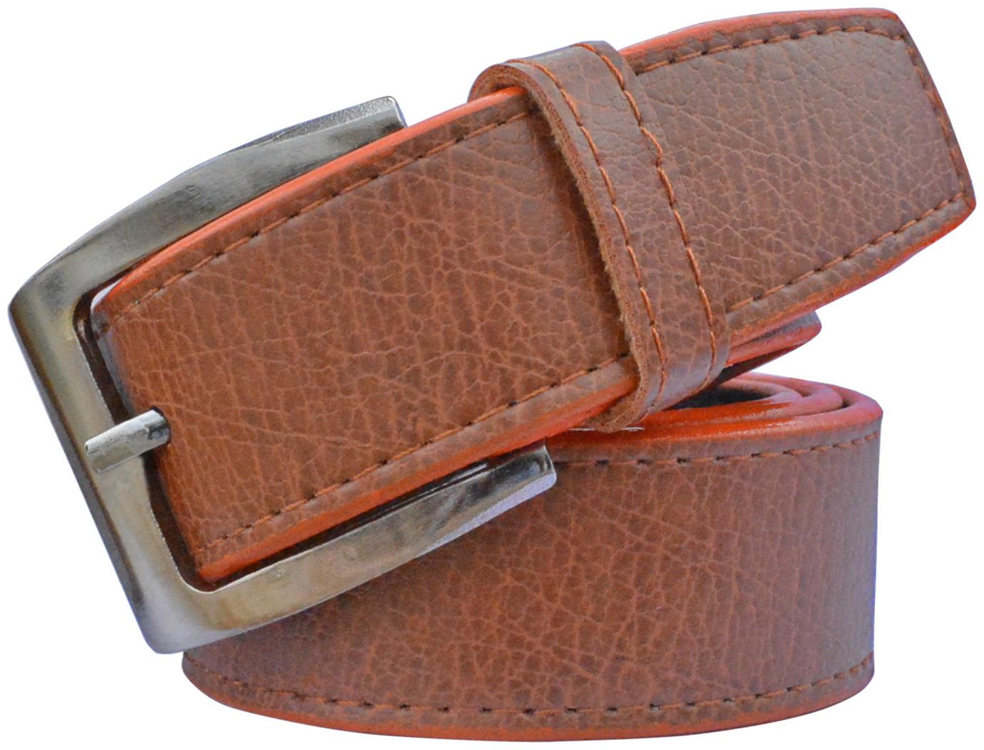 

Sunshopping men s tan leatherite needle pin point buckle belt