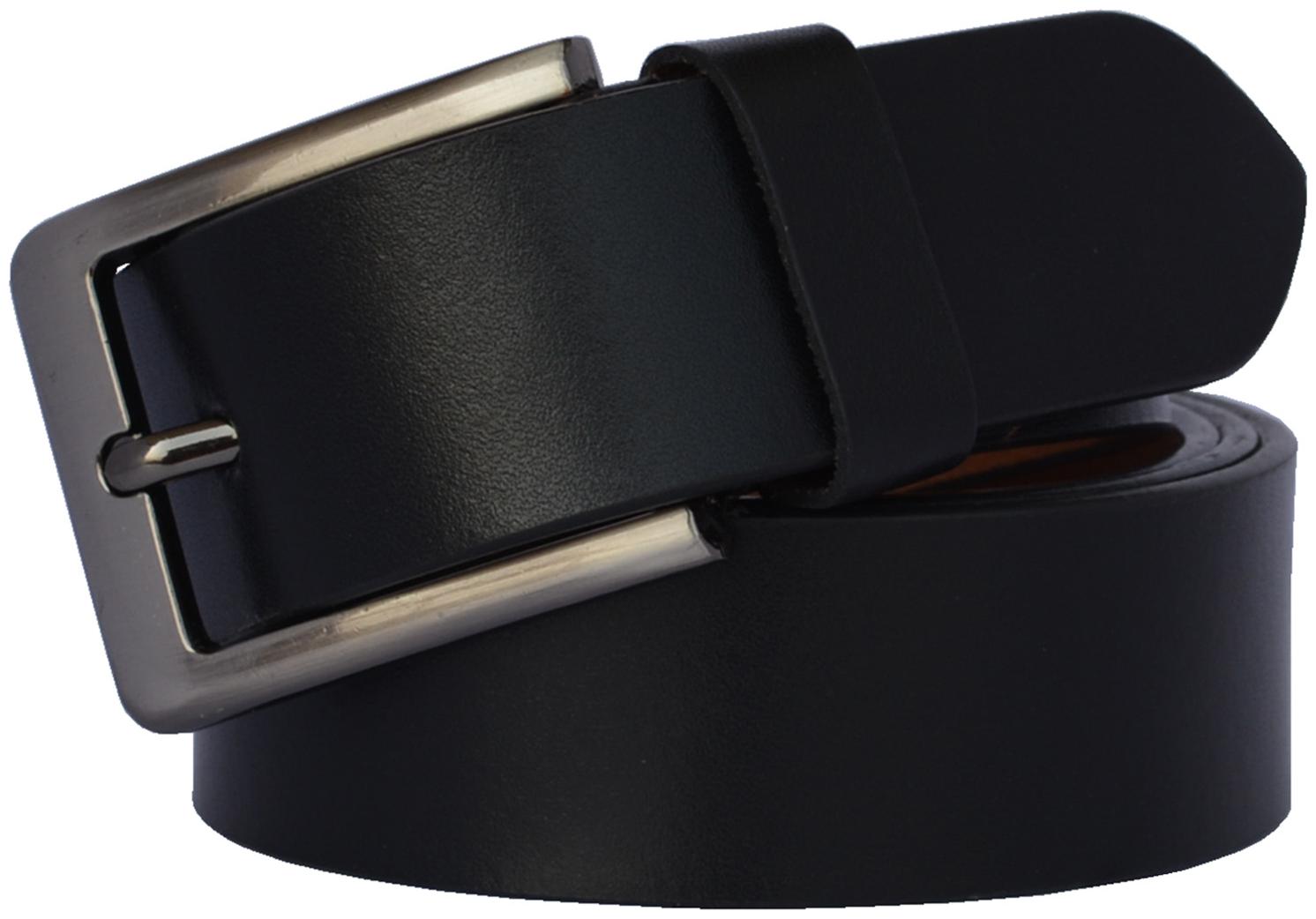 

Sunshopping Men s Black Leather Needle Pin Point Buckle Belt