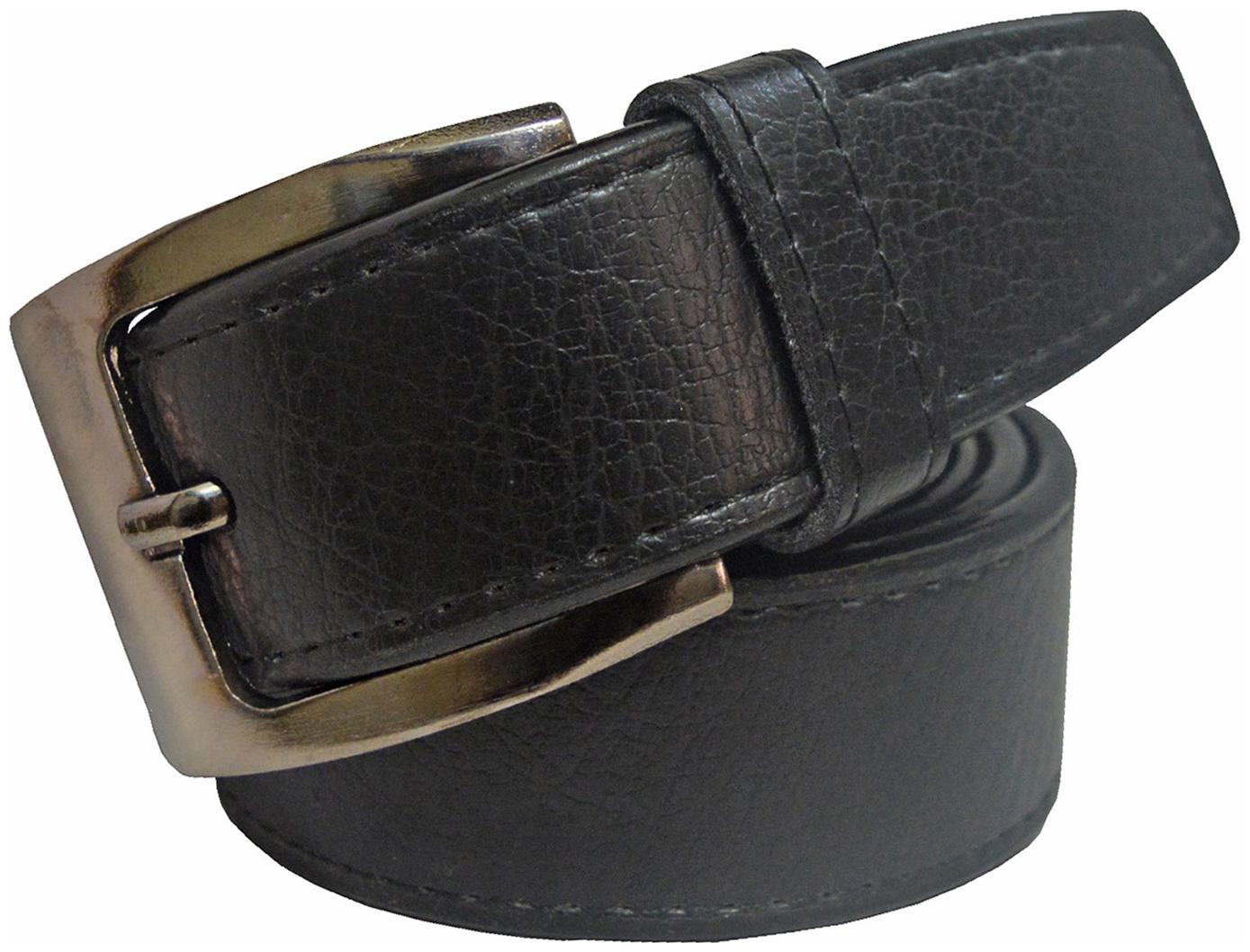 

Sunshopping Men Black Leatherite Needle Pin Point Buckle Belt