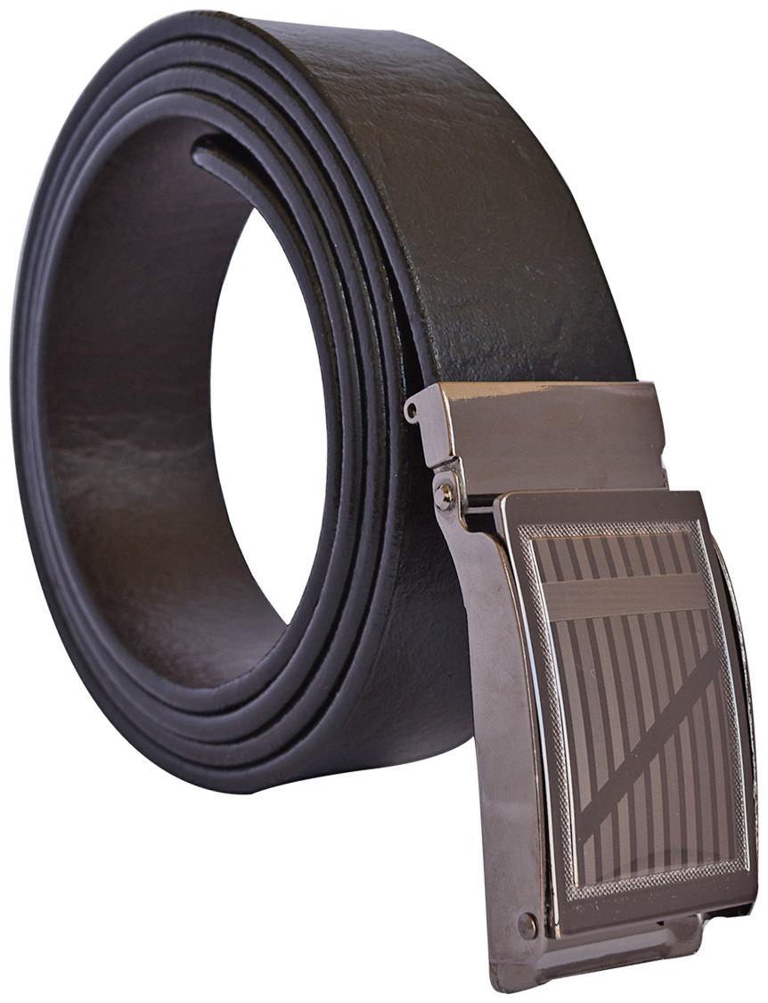 

Sunshopping Men s Black Leather Auto Lock Buckle Belt