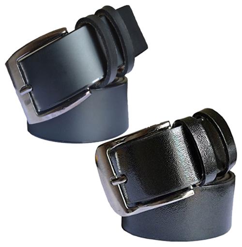 

Sunshopping men s black leatherite pin point buckle belts combo