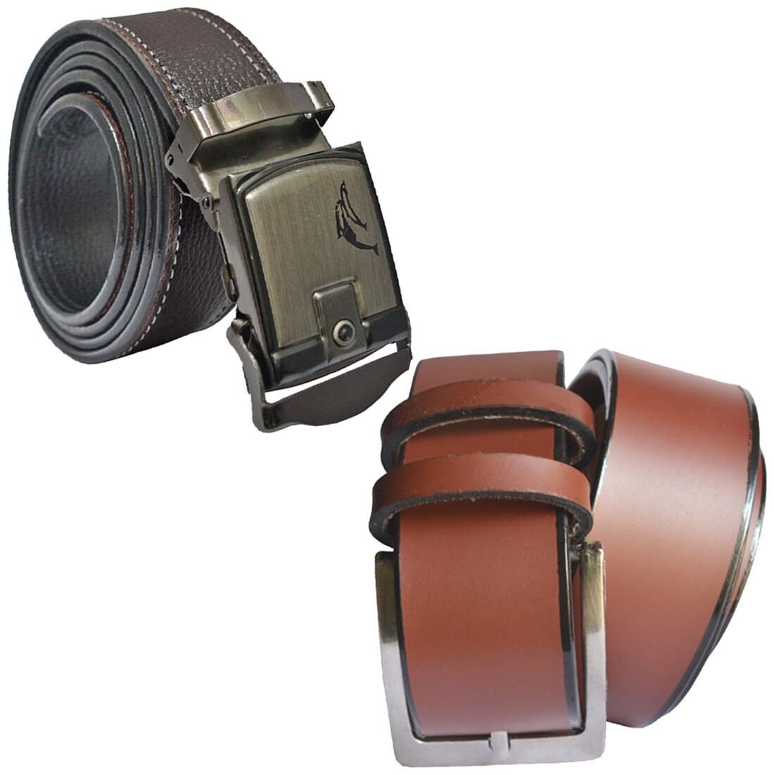 

Sunshopping Men s Brown Leatherite Belt