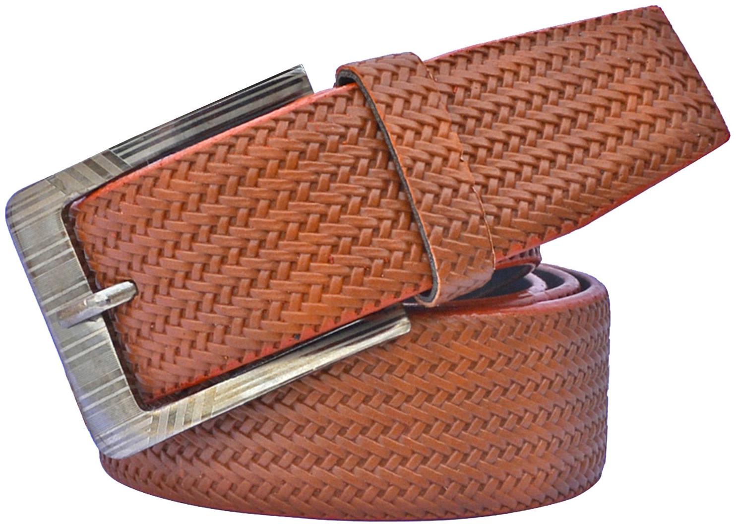 

Sunshopping men s tan leatherite needle pin point buckle belt
