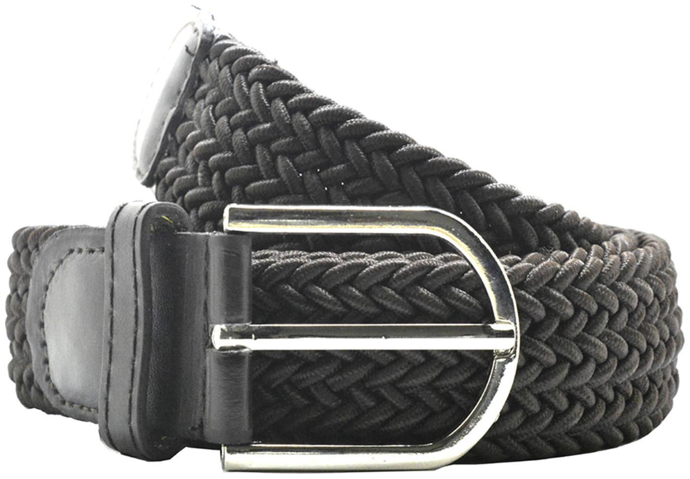 

Sunshopping men grey elastic leatherite needle pin point buckle belt