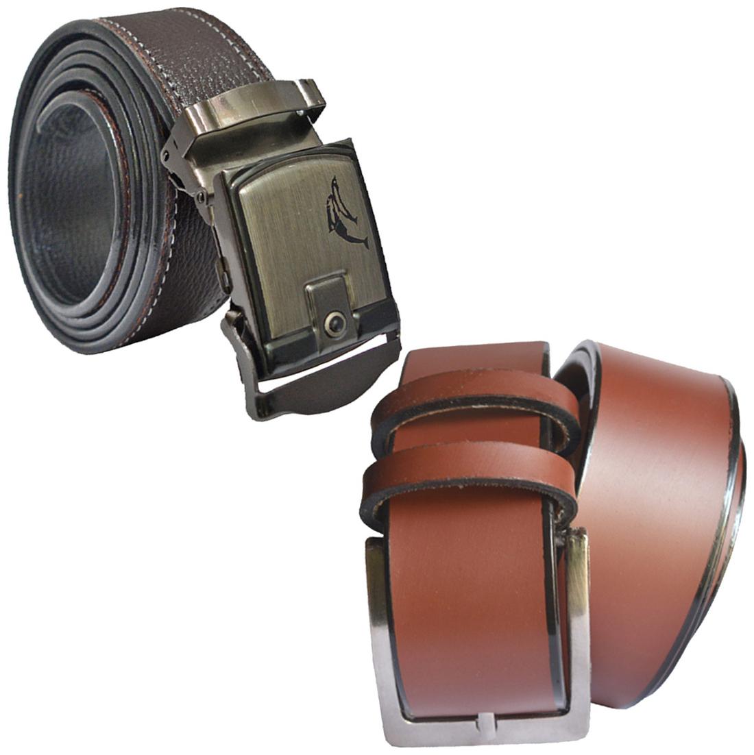 

Sunshopping Men s Brown Leatherite Belt