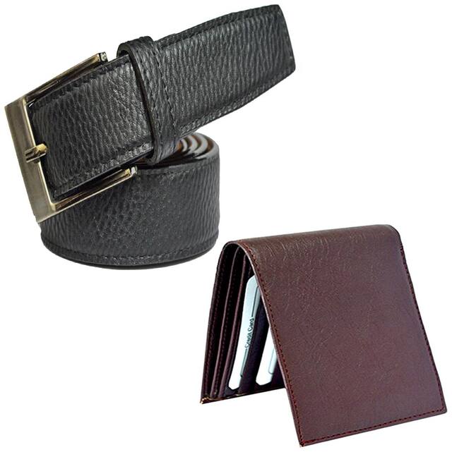Sunshopping Men Wallet & Belt Accessories Gift Set