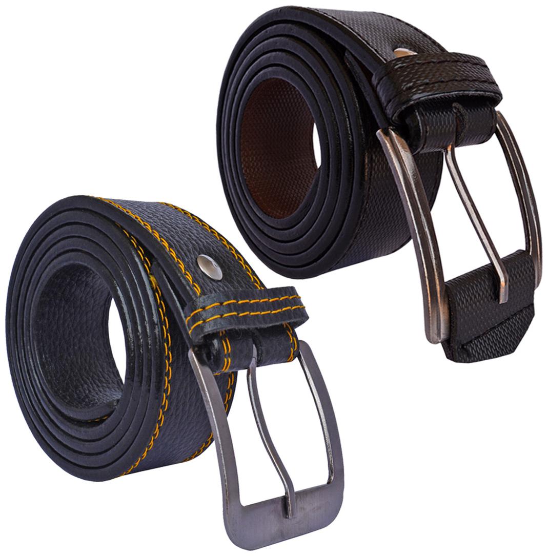 

Sunshopping men s Black belts combo